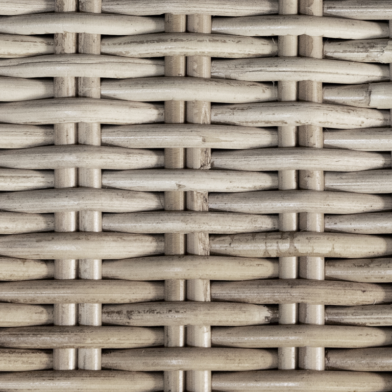 Natural Rattan - ≈6mm - HALFMOON - GREY KUBO